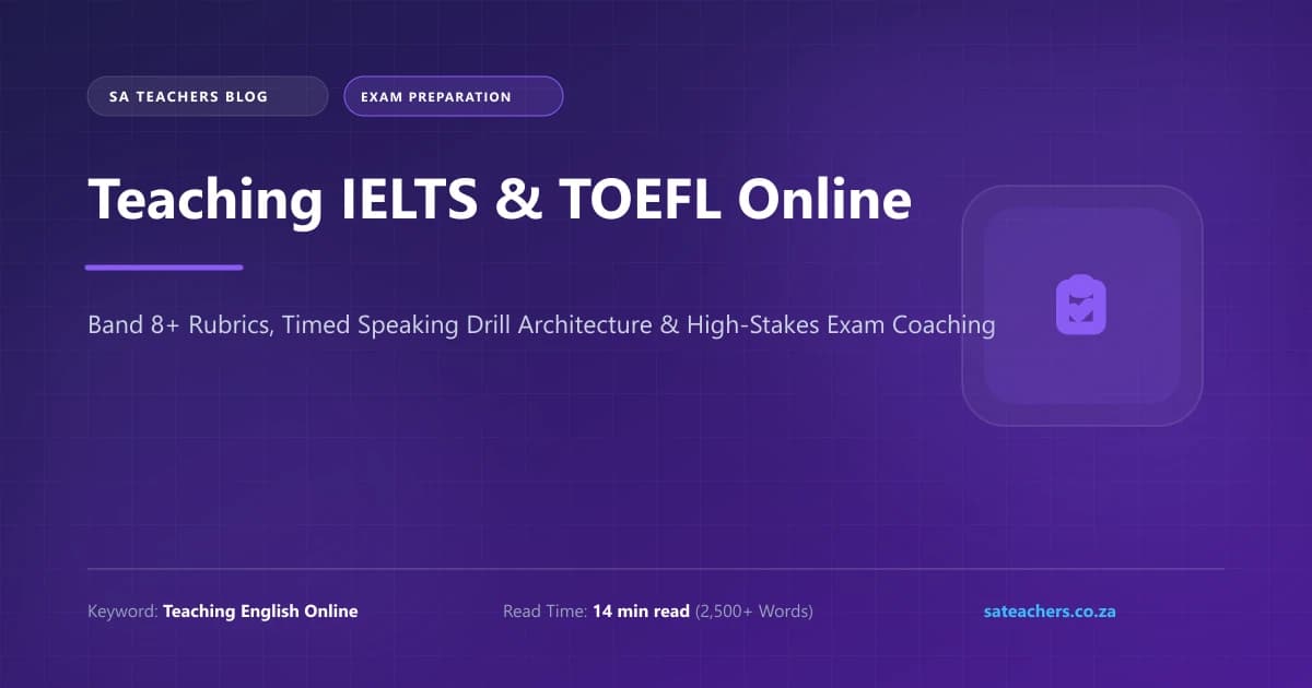How to Prepare Adult Immigrants for IELTS and TOEFL When Teaching Online: The Band 8+ Coaching Playbook