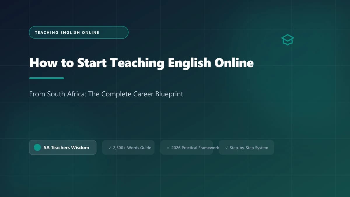 How to Start Teaching English Online from South Africa: The Definitive Step-by-Step Career Guide