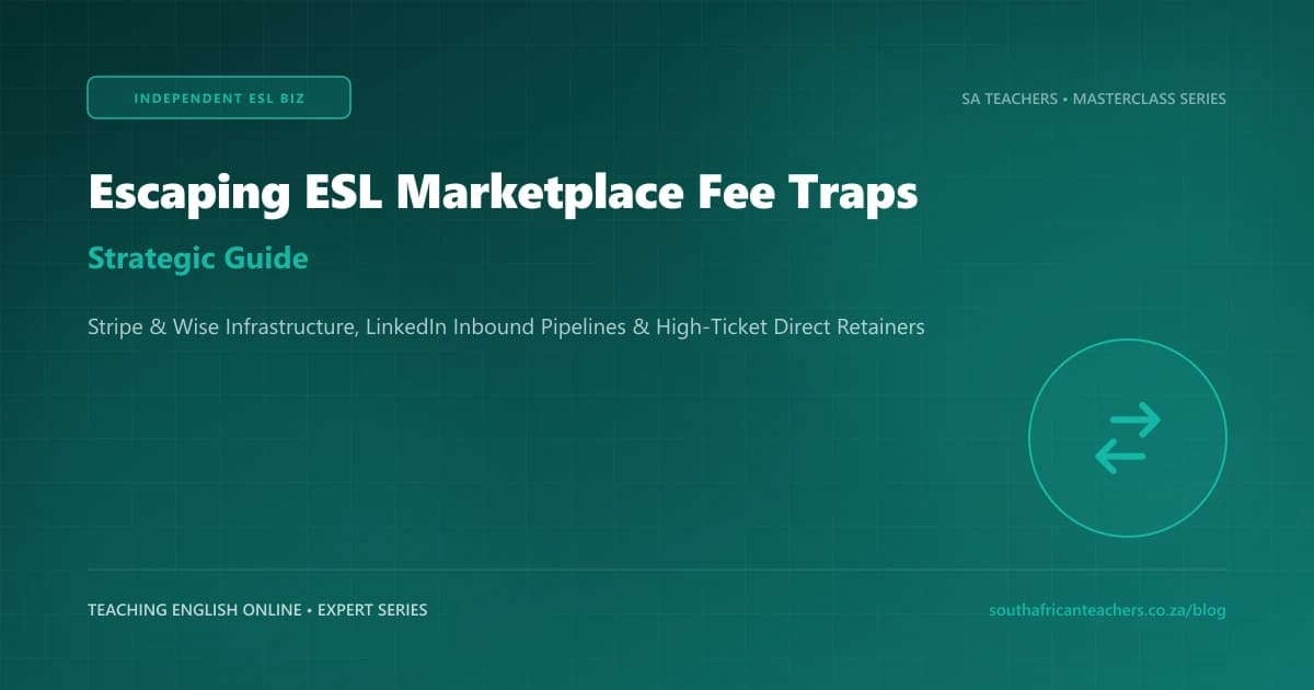 How to Transition from ESL Marketplace Platforms to Private Students: The Direct Client Playbook